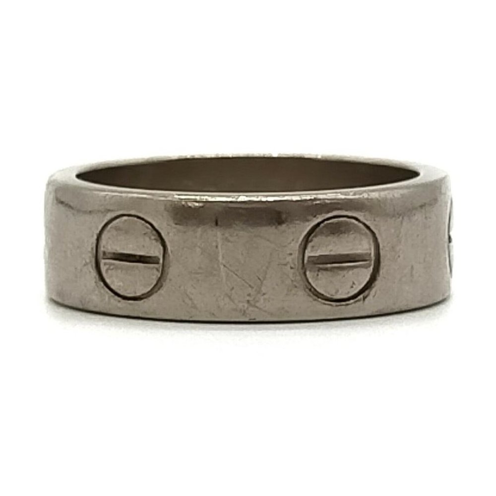 Cartier US Size 4.5 White Gold Cartier Love Ring
